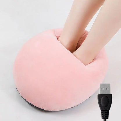 SnugFeet™ Electric Foot Warmer Under Desk Heating Plush